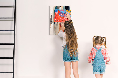 Tableau magnétique décoratif Taches abstraites
