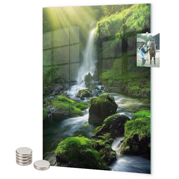 Tableau aimanté Cascade de pierre