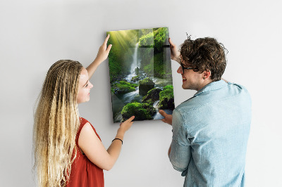 Tableau aimanté Cascade de pierre