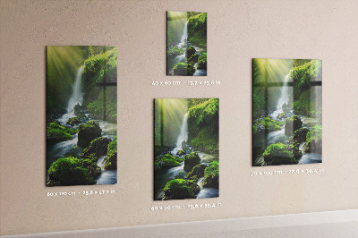 Tableau aimanté Cascade de pierre