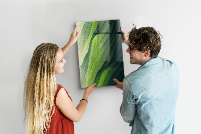 Tableau aimanté Des lueurs vertes de la nature
