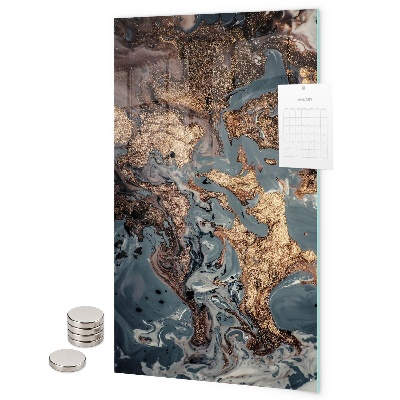 Tableau magnétique décoratif L'art du marbre