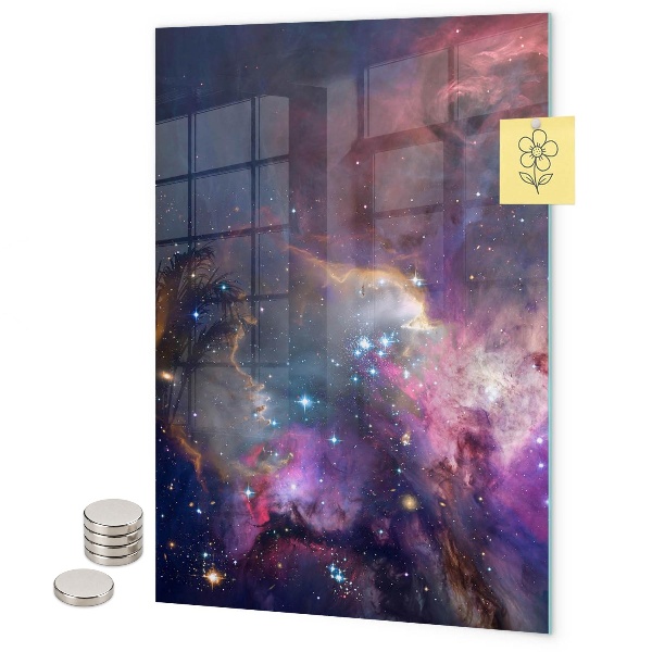 Tableau aimanté Galaxie spatiale