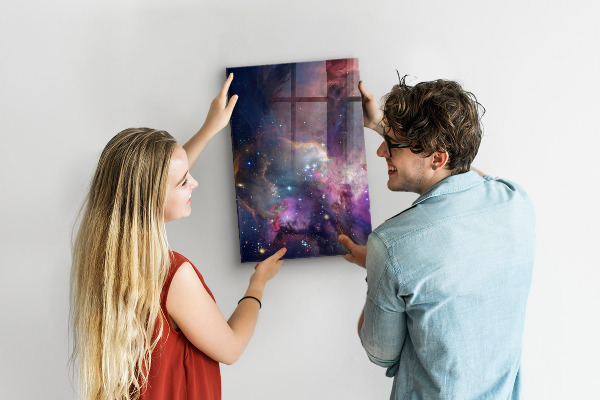 Tableau aimanté Galaxie spatiale