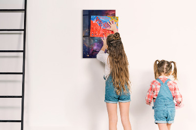 Tableau aimanté Galaxie spatiale
