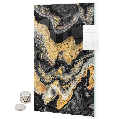 Tableau magnétique décoratif marbre doré