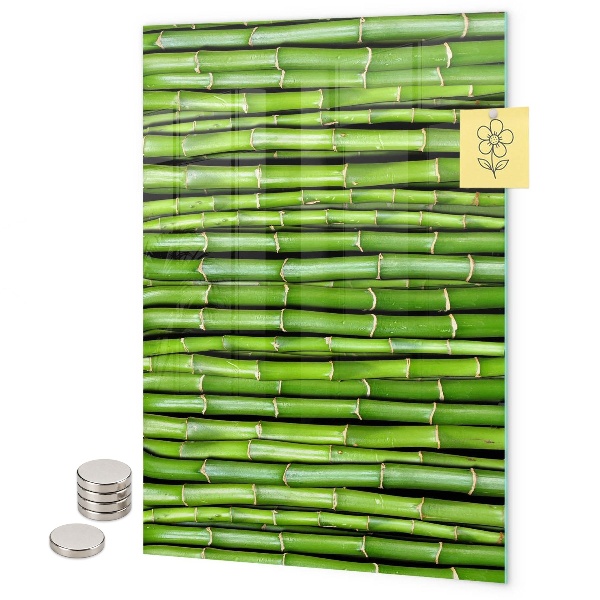 Tableau aimanté bambou vert