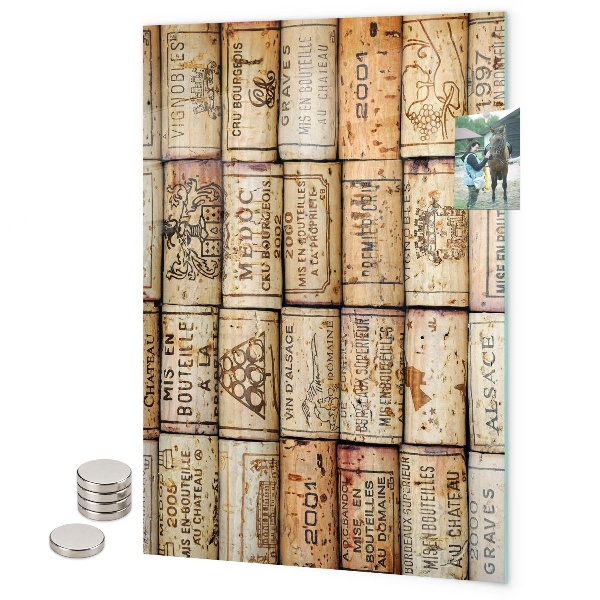Tableau aimanté bambou vert