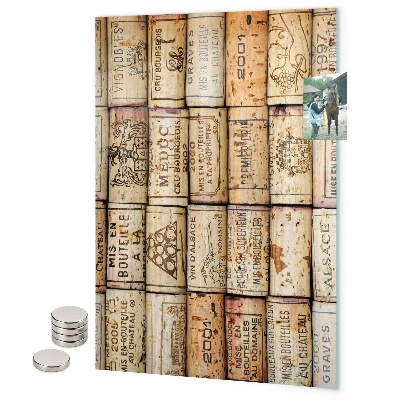 Tableau aimanté bambou vert