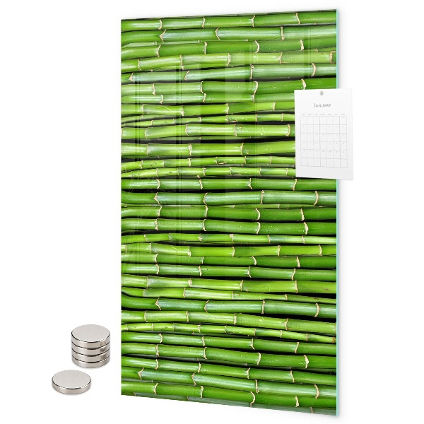 Tableau aimanté bambou vert