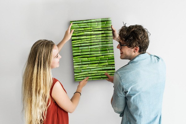 Tableau aimanté bambou vert