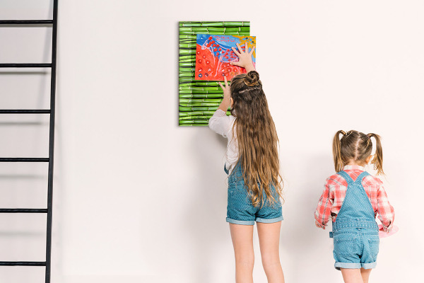 Tableau aimanté bambou vert
