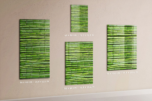 Tableau aimanté bambou vert