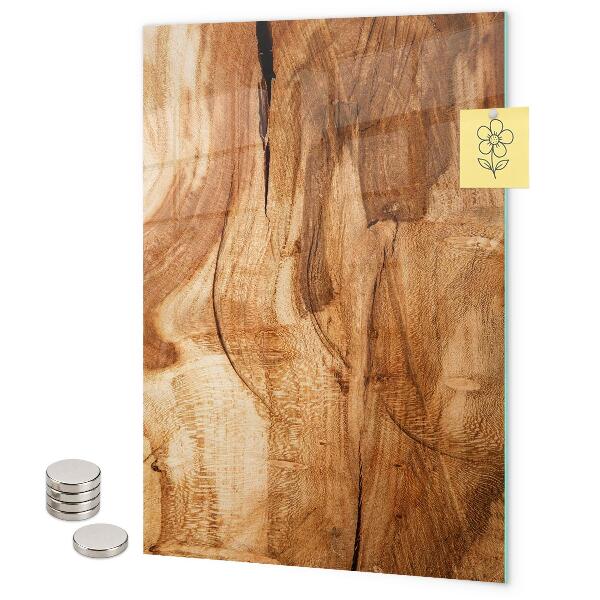 Tableau magnétique décoratif Bois naturel