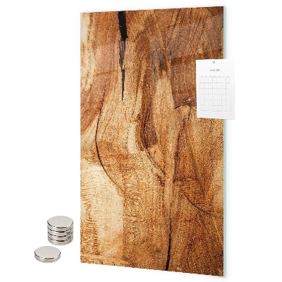 Tableau magnétique décoratif Bois naturel