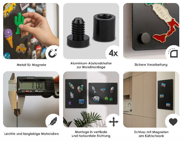 Tableau pour collection d'aimants de vacances