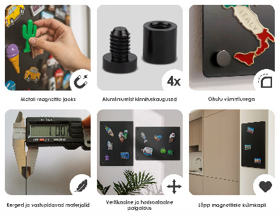 Tableau pour collection d'aimants de vacances