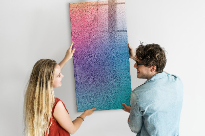 Tableau effaçable magnétique Un tableau coloré pour les notes et les photos