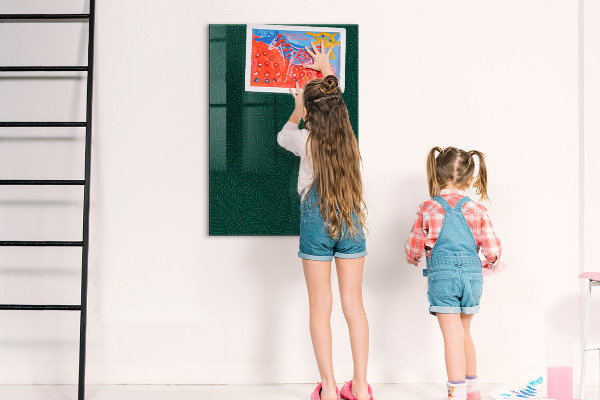 Tableau magnétique effaçable Tableau élégant pour photos et notes