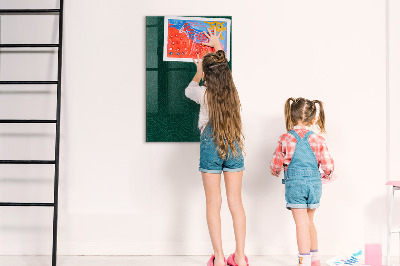 Tableau magnétique effaçable Tableau élégant pour photos et notes