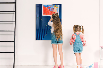 Tableau effaçable magnétique Tableau moderne pour photos et notes