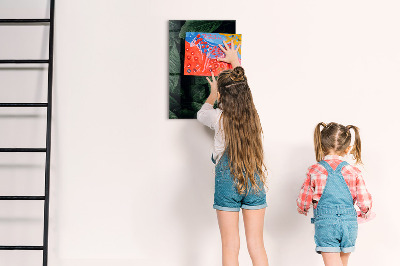 Tableau magnétique effaçable Tableau vert pour les notes et les photos