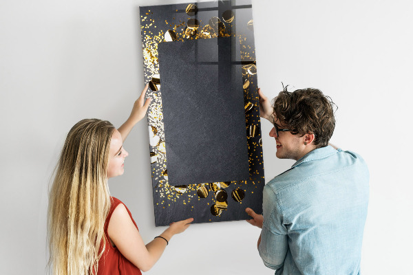 Tableau effaçable magnétique Un tableau élégant pour les notes et les photos