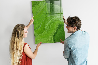 Tableau magnétique effaçable Tableau vert pour photos et notes