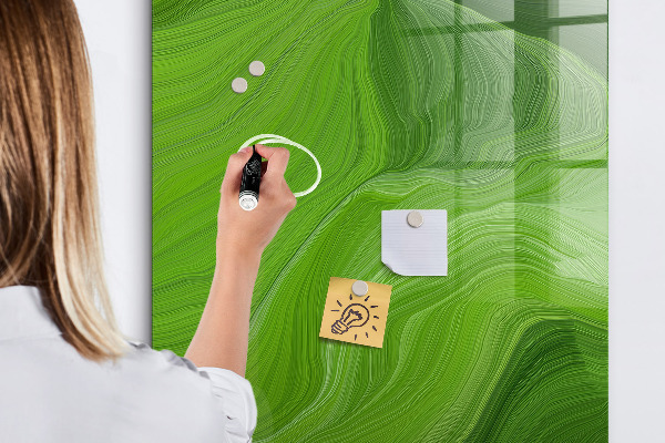 Tableau magnétique effaçable Tableau vert pour photos et notes