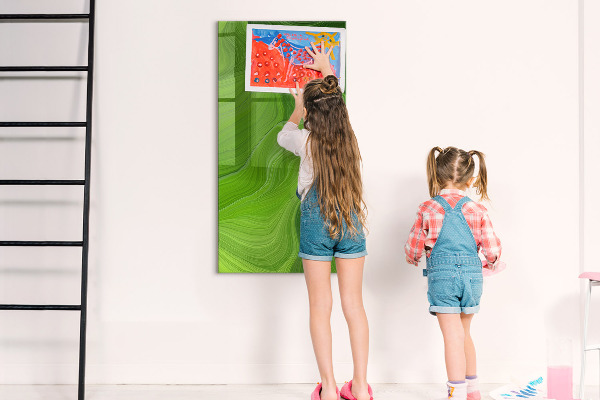 Tableau magnétique effaçable Tableau vert pour photos et notes