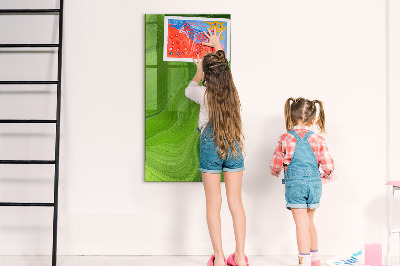 Tableau magnétique effaçable Tableau vert pour photos et notes
