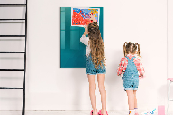 Tableau effaçable magnétique Tableau modulaire pour notes et photos