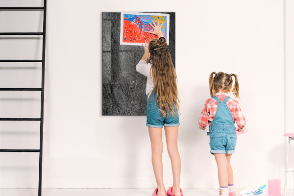 Tableau magnétique effaçable Tableau moderne pour notes et photos