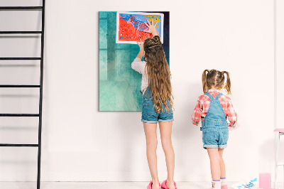 Tableau effaçable magnétique Un tableau coloré pour les photos et les notes