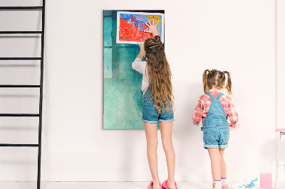 Tableau effaçable magnétique Un tableau coloré pour les photos et les notes