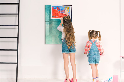Tableau effaçable magnétique Un tableau coloré pour les photos et les notes