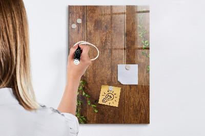 Tableau effaçable magnétique Tableau élégant pour photos et notes