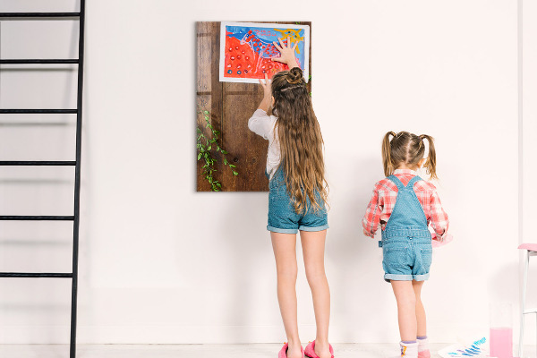Tableau effaçable magnétique Tableau élégant pour photos et notes
