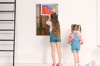 Tableau effaçable magnétique Tableau élégant pour photos et notes