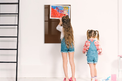 Tableau magnétique effaçable Un tableau élégant pour les notes et les photos
