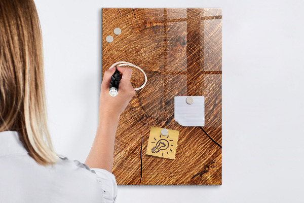 Tableau magnétique effaçable Tableau mémo avec aimants et photos