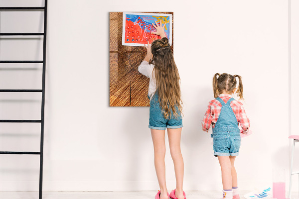 Tableau magnétique effaçable Tableau mémo avec aimants et photos