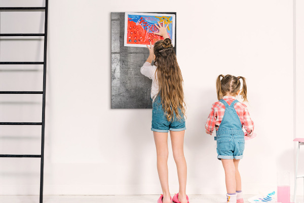 Tableau effaçable magnétique Tableau moderne pour photos et notes