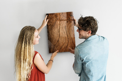 Tableau magnétique effaçable Un endroit chaleureux pour les souvenirs et les notes