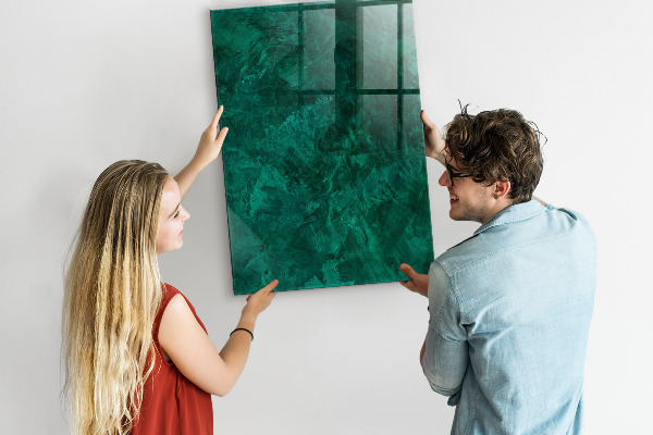 Tableau magnétique effaçable Tableau vert pour les notes et les photos