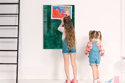 Tableau magnétique effaçable Tableau vert pour les notes et les photos