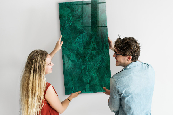 Tableau magnétique effaçable Tableau vert pour les notes et les photos
