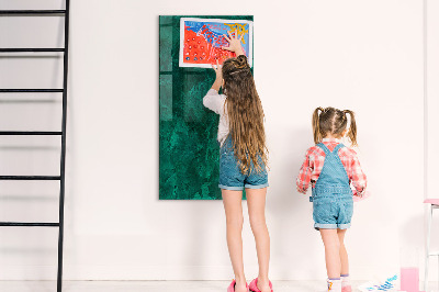 Tableau magnétique effaçable Tableau vert pour les notes et les photos