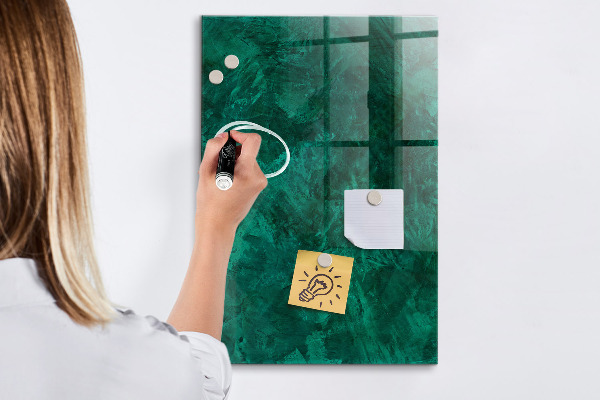 Tableau magnétique effaçable Tableau vert pour les notes et les photos