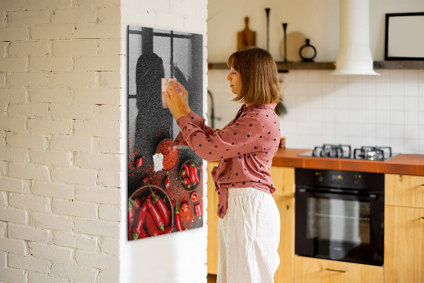 Tableau magnétique effaçable Rappels de Pepper Kitchen